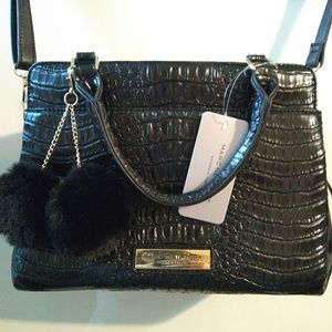 Marc New York Andrew Marc handbag crossbody croc